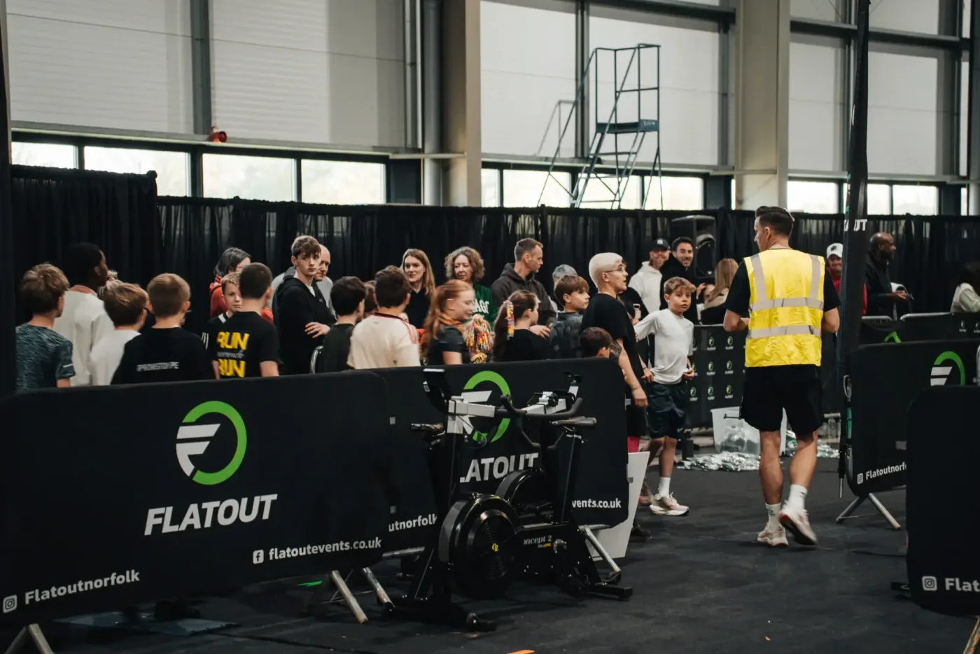 Coached workout zone at FLATOUT