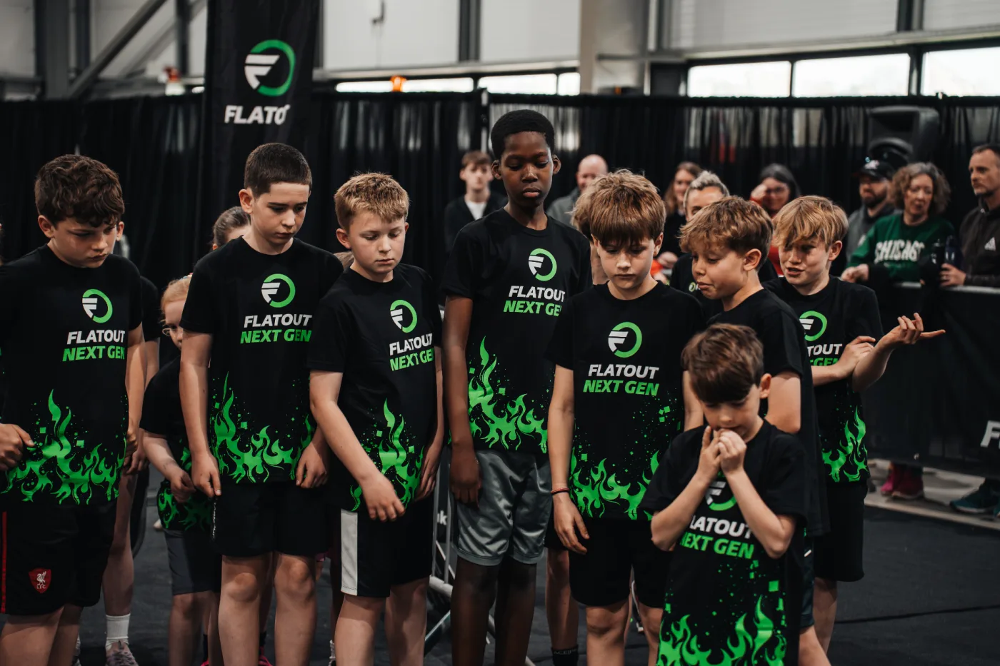 Young athlete racing NextGen
